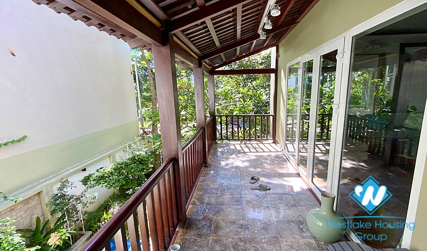 Good condition and fully furnished house for rent in Tay Ho District, Hanoi